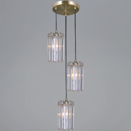 Подвесная люстра Illumico IL3562-3PSQ-24 AB LYRA