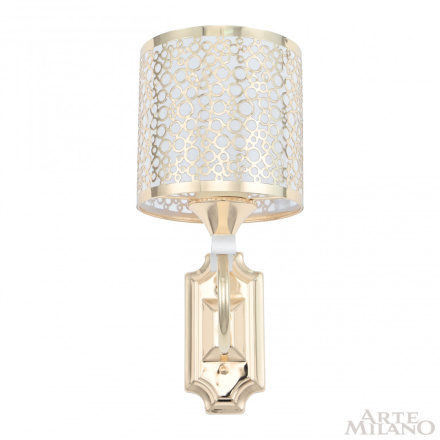 Бра Arte Milano Florentia-9787 309787/1W Wh/Gd