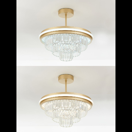 Люстра на штанге Natali Kovaltseva Crystal LED LAMPS 81115/3C