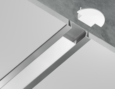 Алюминиевый встраиваемый профиль Ambrella Light Alum Profile GP1001AL