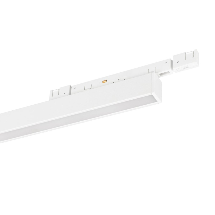 Трековый магнитный светильник Arlight MAG-MICROCOSM-FLAT-L300-10W Day4000 (WH, 100 deg, 24V) (IP20 Металл) 051819
