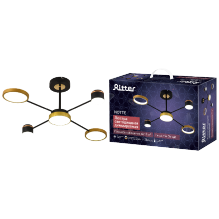 Люстра на штанге Ritter Notte 51595 5