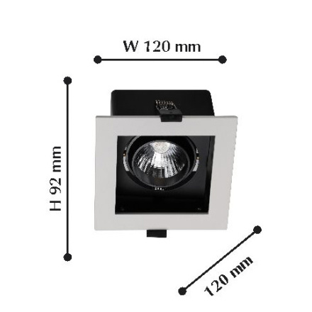 Встраиваемый светодиодный светильник Favourite Flashled 1988-1C