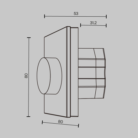 Роторная панель управления Maytoni Dali 721035