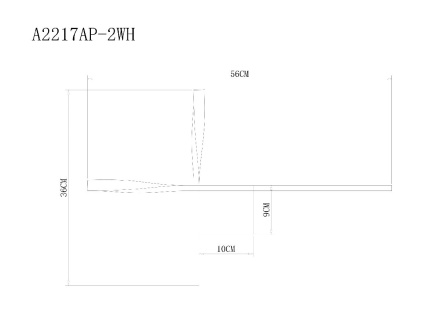 Настенный светильник Arte Lamp Acrux A2217AP-2WH
