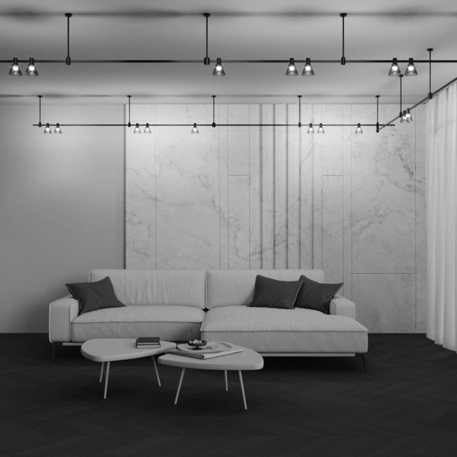 Трековый магнитный светильник Maytoni Bianca TR147-1-3W3K-B