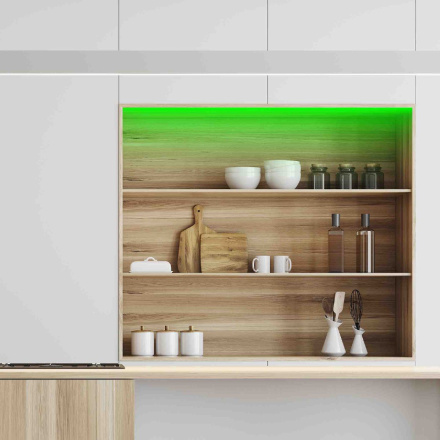 Светодиодная лента Apeyron 12В 2835 20Вт/м зеленый 5м IP20 00-105