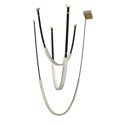 Подвесной светильник Delight Collection MD24083001-3A black/gold