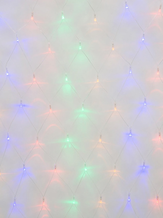 Светодиодная гирлянда Uniel сетка (09565) разноцветный ULD-N2520-240/DTA Multi IP20