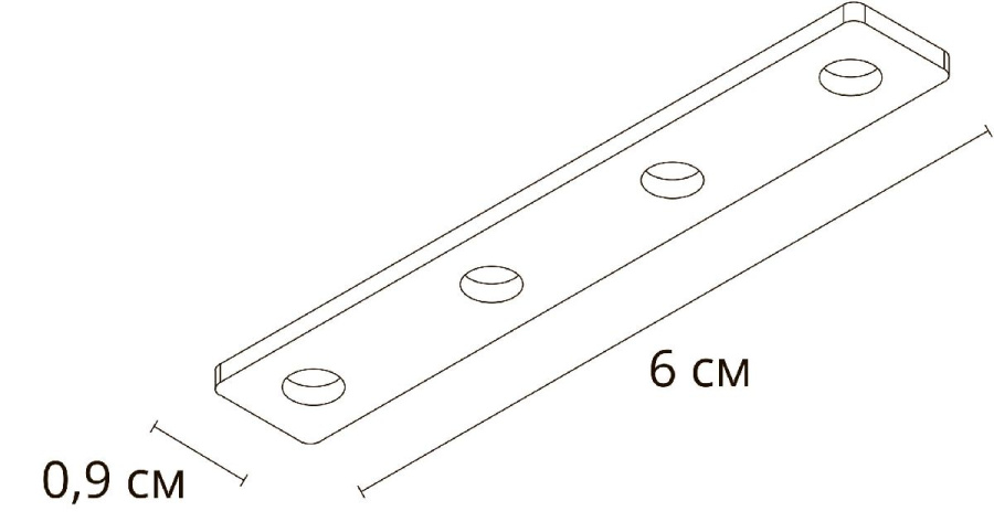 Коннектор прямой для магнитного шинопровода Arte Lamp Linea-accessories A484305I