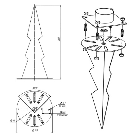 Держатель грунтовый Эра ДГ-3 Б0059930