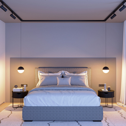 Трековый светильник Arlight LGD-Emisfero-Track-Hang-2TR-R150-11W Warm3000 035944