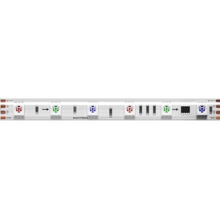 Светодиодная лента Maytoni Led Strip 24В 5050 14,4Вт/м RGB 5м IP65 201247
