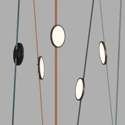 Трековый однофазный светильник Denkirs Belty Flow DK5567-BK