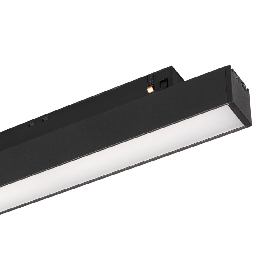 Трековый магнитный светильник Arlight MAG-ORIENT-FLAT-L690-24W Day4000 (BK, 100 deg, 48V, DALI) (IP20 Металл) 035568(1)