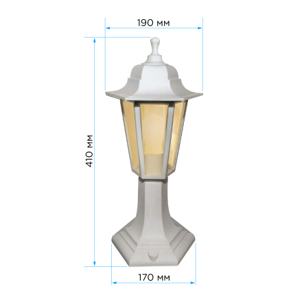 Уличный светильник Apeyron Оскар 11-97БЕЛ