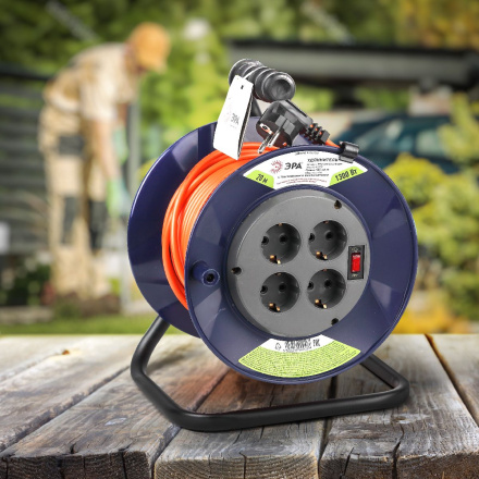 Удлинитель силовой Эра RPx-4es-3х0.75-20m Б0046845