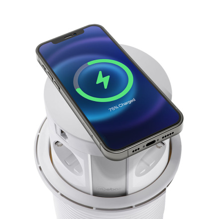 Блок розеток 107J (4 секции, 2 USB и RJ-45) Mebax 00-00001172