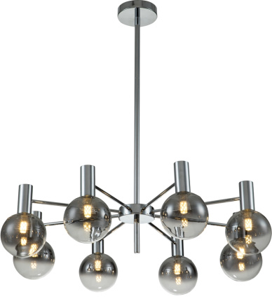 Люстра на штанге Indigo Collana 13015/8R Chrome V000223