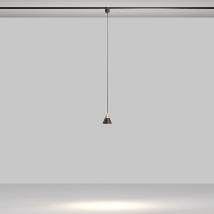 Трековый подвесной магнитный светильник Maytoni Cono TR166-1-7W3K-M-B