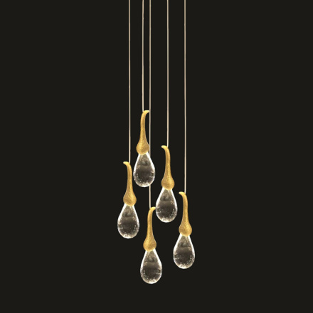 Подвесной светильник Delight Collection Seed OMG07287-5 gold