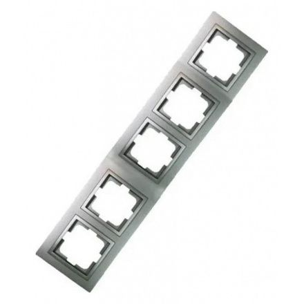 Рамка на 5 постов Mono Electric Despina антрацит 102-240000-164