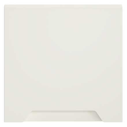 Накладка для розетки с заземлением, защитными шторками и крышкой Voltum S70 (хлопок) VLS000813