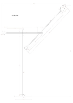 Торшер Divinare Ull 2622/06 PN-8