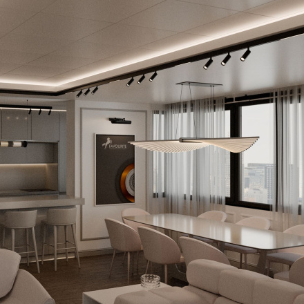 Шинопровод под натяжной потолок Favourite Logica 1014-TB-200