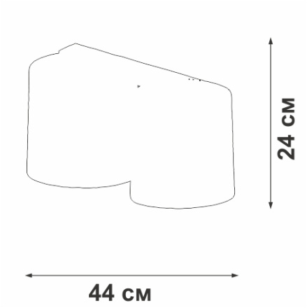 Потолочный светильник Vitaluce V2882-1/2PL