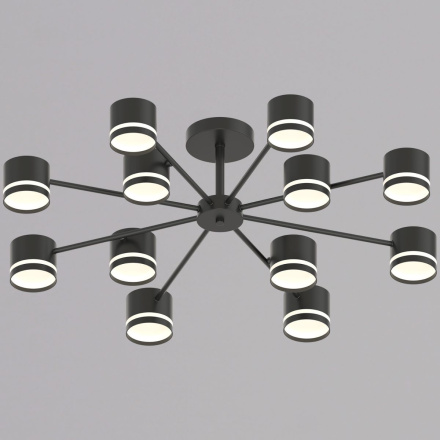 Люстра на штанге Reluce 89730-0.3-12 GX53 BK