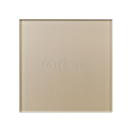 Выключатель сенсорный Arlight SWT-OMALI-S03-ZB-GD (250V, 10A, Zigbee) 050048