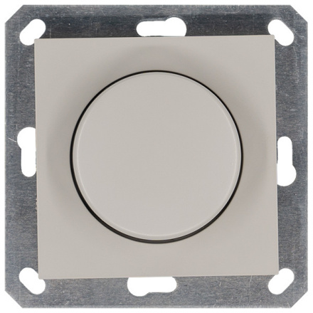 Диммер с накладкой 30-400W, 1gang 2way, цвет Тауп Jasmart G4012T