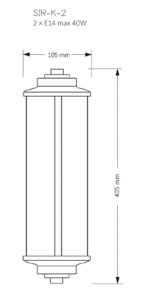 Настенный светильник Kutek Mood Siri SIR-K-2 (Z)