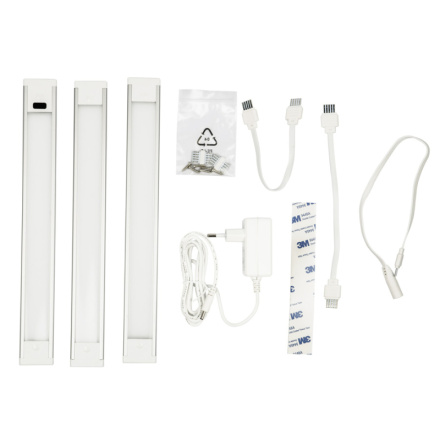 Мебельный светильник Uniel ULM-F44-3x3W/4500K/DIM SENSOR IP20 SILVER