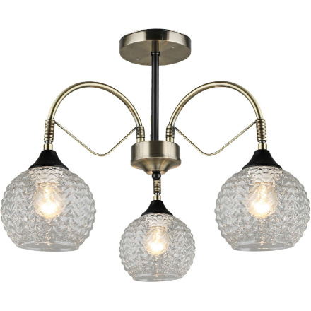 Люстра на штанге Reluce 02026-0.3-03 AB+BK