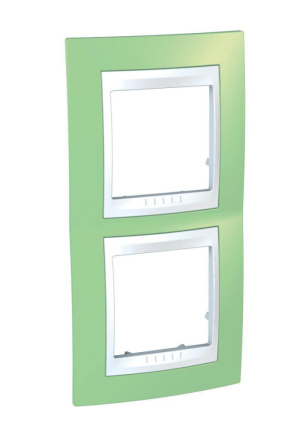 Рамка 2-постовая вертикальная Schneider Electric Unica Хамелеон MGU6.004V.863
