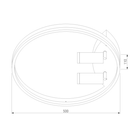 Потолочная люстра Eurosvet Luminari 90247/3 черный/золото Smart