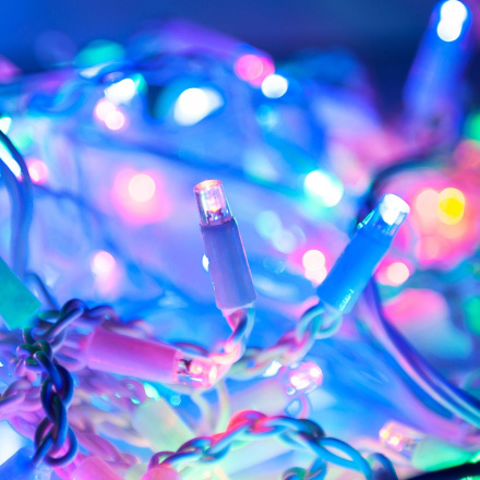 Гирлянда Eurosvet 100-101 100-101 мульти с эффектом мерцания 3*0,6м IP65 a060409