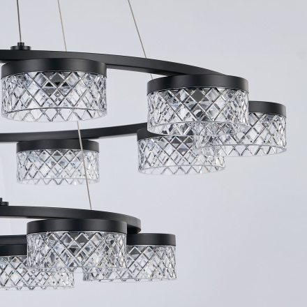 Подвесная люстра Delight Collection MD21020075 MD21020075-16B matt black