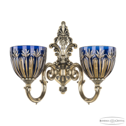 Бра Bohemia Ivele Crystal Verona 7203B14/2/175 GB P1 U Amber-Blue/H-1I