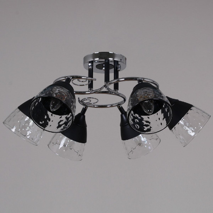 Потолочная люстра Reluce 70139-3.3-06 CR+BK