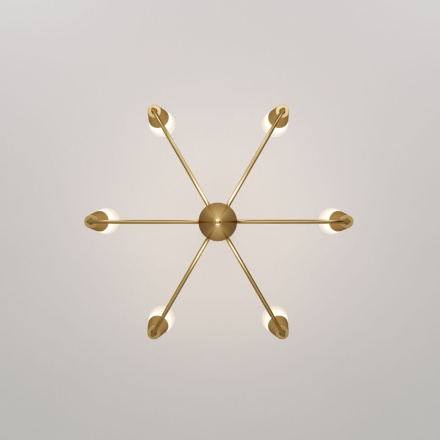 Подвесная люстра Eurosvet 60167/6 латунь a068279