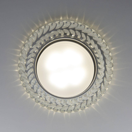 Встраиваемый светильник Elektrostandard 3027 GX53 CL прозрачный 4690389134012