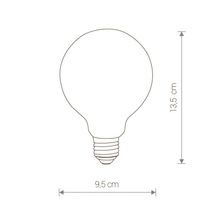 Лампа светодиодная Nowodvorski E27 8W 3000K матовая 9177