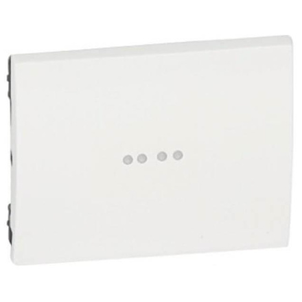 Лицевая панель Legrand Galea Life выключателя с подсветкой белая 771034