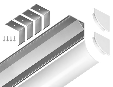 Алюминиевый угловой профиль Ambrella Light Alum Profile GP2100AL