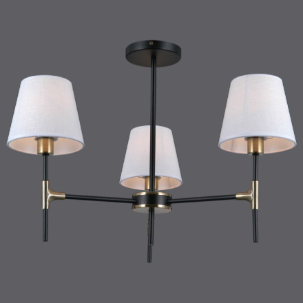 Люстра на штанге Illumico IL0185-3CSQ-24 BK AB CASTOR