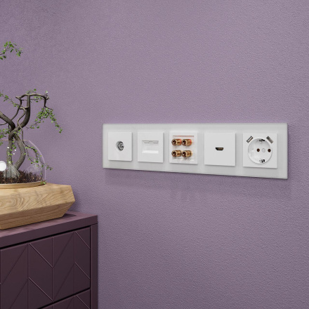 Рамка на 5 постов Werkel Favorit белый матовый W0051105 4690389160103