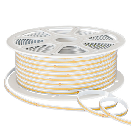 Светодиодная лента Apeyron 220В COB 9Вт/м 3000К 50м IP65 10-110